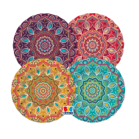 Piatto Mandala - Ø 20 cm - carta - conf. 8 pezzi - Big Party - 75759 - 8020834757590 - DMwebShop