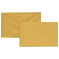 Biglietto natale neutro con busta 9 x 14 cm oro - 29180