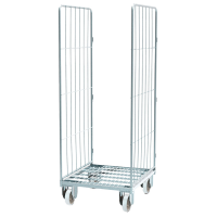 Roll container - 2 sponde laterali - con cinghia - 70 x 80 x 179 cm - Tecnotelai - C400 - 806258980282 - DMwebShop