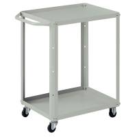 Carrello da lavoro - 2 vasche da 60 x 45 cm - 71 x 45 x 78 cm - grigio - Tecnotelai - C542 - 806258980312 - DMwebShop