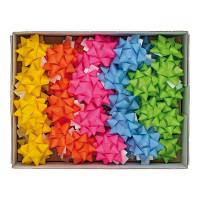 Stelle di nastro ecocolor - 15 mm x Ø 6,5 cm - colori assortiti primavera - conf. 50 pezzi - Brizzolari - 02467199 - 8031653515964 - DMwebShop
