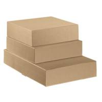 Scatola cantinetta - 2 bottiglie - 34 x 18,5 x 9 cm - cartone onda - avana - conf. 30 pezzi - Scotton - 7651 - 8007402076512 - DMwebShop