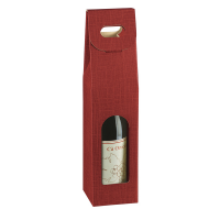 Scatola - 1 bottiglia - 9 x 9 x 38,5 cm - cartone seta - bordeaux - conf. 10 pezzi - Scotton - 35348C - 8007402708505 - DMwebShop