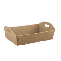 Cesto - 32 x 22 x 8,5 cm - cartone onda - avana - conf. 2 pezzi - Scotton - 7742C - 8007402583850 - DMwebShop