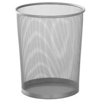 Cestino gettacarte - tondo - metallo traforato - grigio argento - Perfetto - 0458 - 8000957045804 - DMwebShop