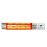 Stufa a infrarossi Sunset - esterno-interno - 2000 W - 62,3 x 10,6 x 7,2 cm - argento - Cfg - ER042 - 8016818114435 - DMwebShop