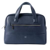 Borsa slim Gate Trended - con manici - 41 x 30 x 15 cm - ecopelle - blu - InTempo - 9216GAT32 - 8029221835583 - DMwebShop
