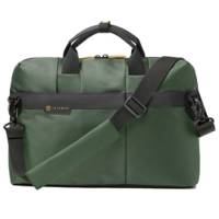 Borsa Office Bag Job slim 43 x 33 x 10 cm tessuto tecnico verde - 29300