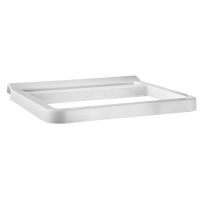 Portasacco per dispenser a cavalletto - ABS - 4,2x35,6x40 cm - bianco - Mar Plast - A57801 - 8020090003677 - DMwebShop