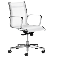 Poltrona direzionale Pollux PLD - con braccioli inclusi - bianco - Unisit - PLD/B - DMwebShop