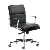 Poltrona direzionale Pollux Elite POD - con braccioli inclusi - nero - Unisit - POD/KN - DMwebShop