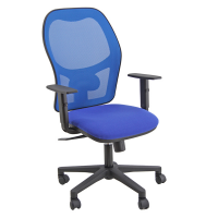 Seduta operativa Hubble HUHUVE - con braccioli regolabili - blu - Unisit - HUHUVE/BR/EB/B - DMwebShop
