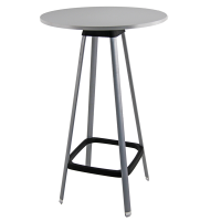 Tavolo bar alto Tapas TAPTA - rotondo - grigio - Unisit - TAVTAPGR/TGR - DMwebShop