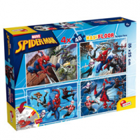 Puzzle maxi - Marvel Spiderman - 4 x 48 pezzi - Lisciani - 100385 - 8008324100385 - DMwebShop