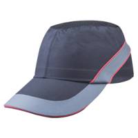 Caschetto antiurto AirColtan - tipo baseball - nero-rosso - Deltaplus - COLTAAINOLG - 3295249195151 - DMwebShop