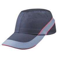Caschetto antiurto AirColtan - tipo baseball - nero-rosso - Deltaplus - COLTAAINOLG - 3295249195151 - DMwebShop