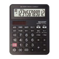 Calcolatrice da Tavolo - 12 cifre - Sharp - EL-CC12D - 4974019153322 - DMwebShop