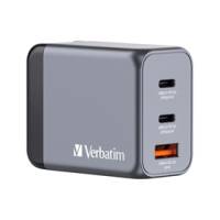 Adattatore da viaggio GNC-65- 2x USB-C PD 65W - 1x USB-A QC 30-65 W - Verbatim - 32201 - 23942322016 - DMwebShop