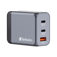 Adattatore da viaggio GNC-65- 2x USB-C PD 65W - 1x USB-A QC 30-65 W - Verbatim - 32201 - 023942322016 - DMwebShop