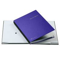 Libro firma - 14 intercalari - 24 x 34 cm - blu - Fraschini - 614A-BLU - 8127032007042 - DMwebShop