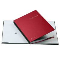 Libro firma - 14 intercalari - 24 x 34 cm - rosso - Fraschini - 614A-ROSSO - 8027032007014 - DMwebShop