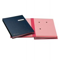 Libro firma - 18 intercalari - con porta etichette - 24 x 34 cm - blu - Fraschini - 618D-BLU - 8027032009049 - DMwebShop