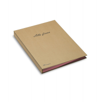 Libro firma Eco - 18 intercalari - 24 x 34 cm - avana - Fraschini - 618-ECO - 8027032018003 - DMwebShop