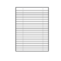 Carta uso bollo - A4 - 80 gr - 1 rigo - con margine - bianco - conf. 500 fogli - Sabacart 64221297801
