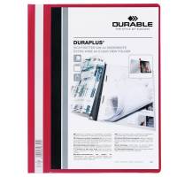 Cartellina ad aghi Duraplus - copertina personalizzabile - 21 x 29,7 cm - rosso - conf. 25 pezzi - Durable - 2579-03 - 4005546267920 - DMwebShop