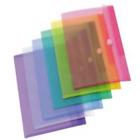 Buste con bottone in velcro - PP - A4 - colori assortiti - conf. 12 pezzi - Djois - B510209 - 3377995102093 - DMwebShop