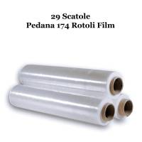 Film Estensibile Trasparente Manuale - PE - 50 cm - 2,4 kg - 23 my - cartone da 6 pezzi - Bancale da 29 scatole - No Brand - 1118-29