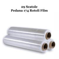 Film Estensibile Trasparente Manuale - PE - 50 cm - 2,4 kg - 23 my - cartone da 6 pezzi - Bancale da 29 scatole - No Brand - 1118-29 - DMwebShop