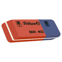 Gomma BR40 - blu e rossa - conf. 40 pezzi - Pelikan - 400142586 - 4012700204240 - DMwebShop - 1