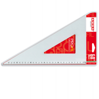 Squadra linea Profil - alluminio - 60 gradi - 30 cm - Arda 18132
