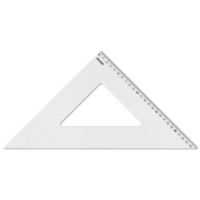 Squadra linea Profil - alluminio - 45 gradi - 35 cm - Arda 18040