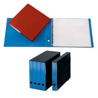 Portatabulati ad anelli senza custodia (singolo) dorso 5 cm - 31,5 x 42 cm - azzurro - Cart. Garda - CG2141FEOXXAB06 - 37474A - DMwebShop