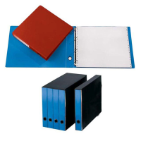 Portatabulati ad anelli senza custodia (singolo) dorso 5 cm - 31,5 x 42 cm - azzurro - Cart. Garda - CG2141FEOXXAB06 - 8001182002174 - DMwebShop