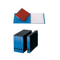 Gruppo 4 portatabulati ad anelli - dorso 5 cm - 31,5 x 29 cm - azzurro - Cart. Garda - CG2102FEOXAAN06 - 8001182005366 - DMwebShop