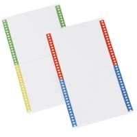 Cartoncini per cartelle sospese - armadio - 40 cartoncini per foglio - 14 cm - conf. 10 fogli - Bertesi - 031-10 - 8058983260135 - DMwebShop