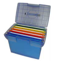 Valigetta Arianna - blu - con 5 cartelle sospese Joker interasse 33 cm - 37 x 25 x 30 cm - colori assortiti - Bertesi - Arianna BL5 - 8058983260104 - DMwebShop