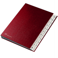 Classificatore alfabetico A/Z - 640D - 24 x 34 cm - rosso - Fraschini - 640D-ROSSO - 8027032019017 - DMwebShop