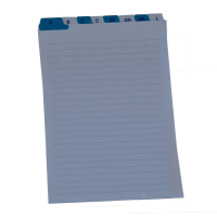 Schede - rubrica A-Z - 21 x 15 cm - verticale - bianco - Edipro - E3653 - DMwebShop