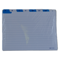 Schede - rubrica A-Z - 15 x 21 cm - orizzontale - bianco - Edipro - E3649 - DMwebShop
