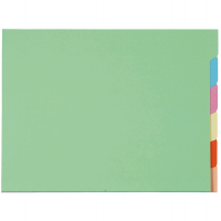 Cartelline con tacca per cartelle sospese - armadio - 240 gr - 24 x 32 cm - conf. 6 pezzi - Exacompta 336000E