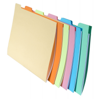 Cartelline con tacca per cartelle sospese - cassetto - 240 gr - 24 x 32 cm - conf. 6 pezzi - Exacompta - 337000E - 3130633370007 - DMwebShop