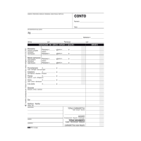Blocco conto albergo-pensione - 7 giorni - uso mano - 23 x 15 cm - 100 fogli - Edipro - E5964 - 8023328596408 - DMwebShop