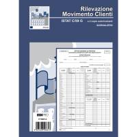 Blocco modello Istat C59 giornaliero - 50 fogli 2 copie autoricalcanti - 31 x 21 cm - Edipro - E5966G - 8023328596613 - DMwebShop