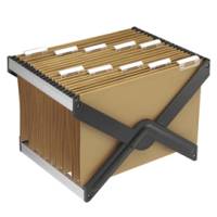 Supporto per cartelle sospese Luxor - con 10 cartelle interasse 39 cm - 41 x 27,5 x 32 cm - avana - Bertesi - LUXOR 4 AV 10P1 - 8058983263969 - DMwebShop