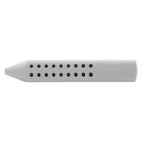 Gomma a forma di matita Grip 2001 - 90 x 15 x 15 mm - grigia - conf. 10 pezzi - Faber Castell - 187100 - 4005401057666 - DMwebShop