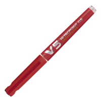Roller Hi-Tecpoint V5 ricaricabile Begreen con cappuccio - punta 0,5 mm - rosso - Pilot 040327